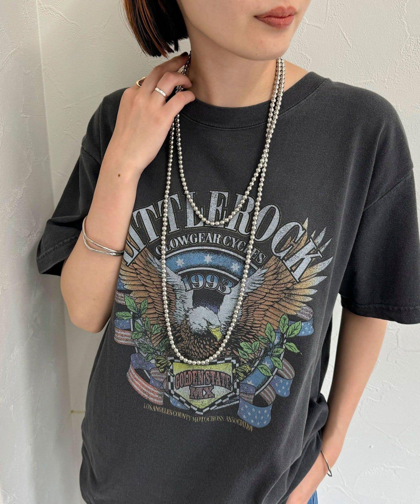 珍珠/金屬多層長項鍊