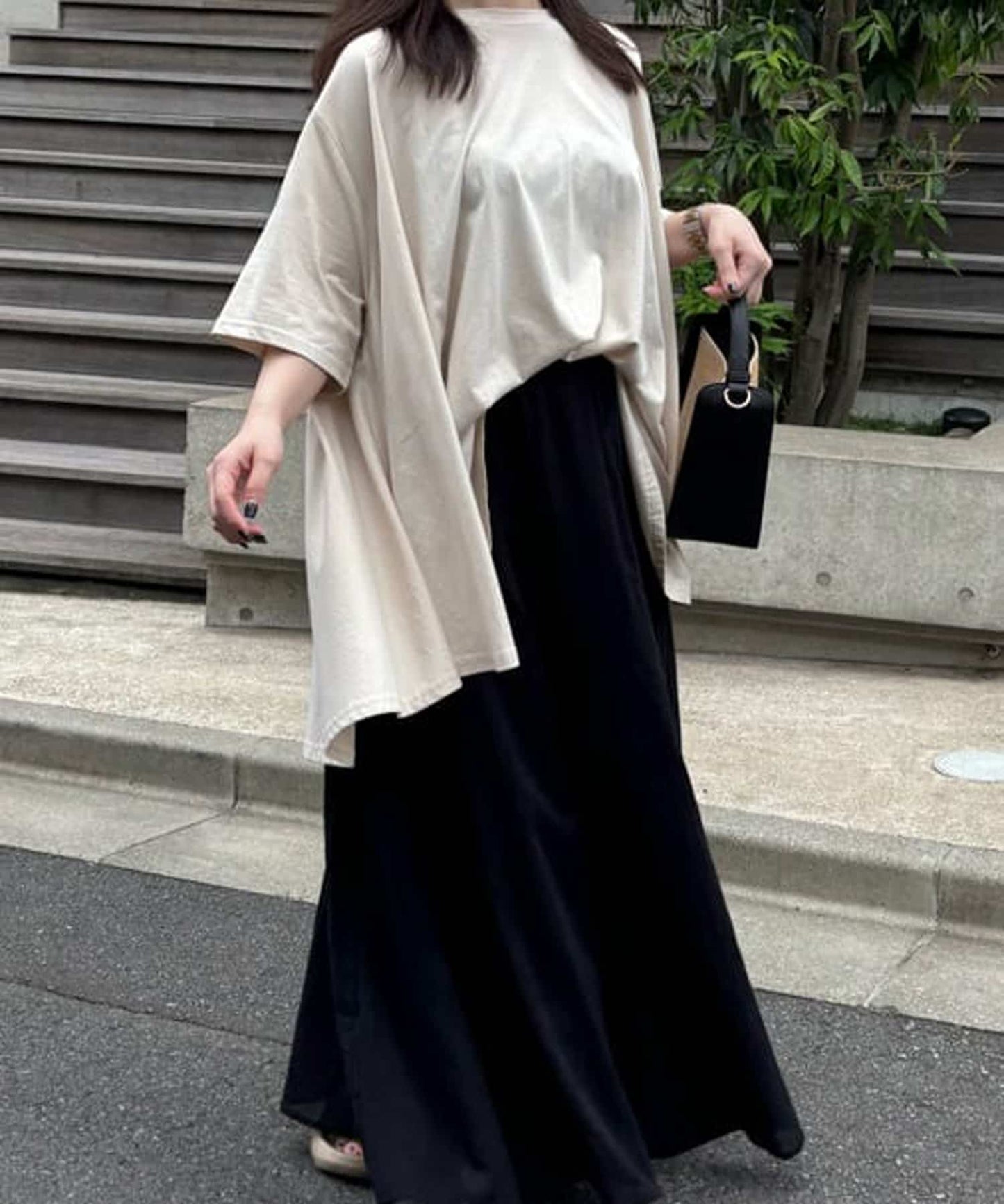 "不要裝可愛·適度甜美" 蕾絲聚攏裙
