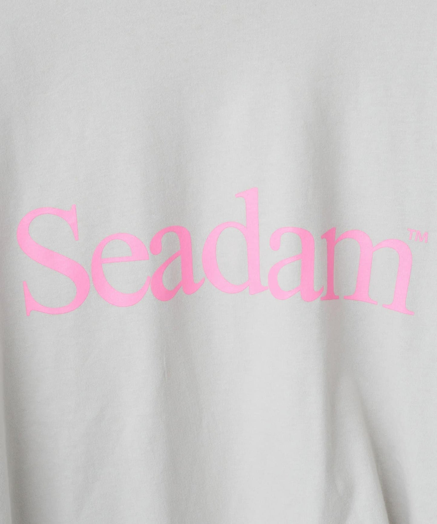 【男女通用】SEADAM標誌印花寬鬆長袖T恤