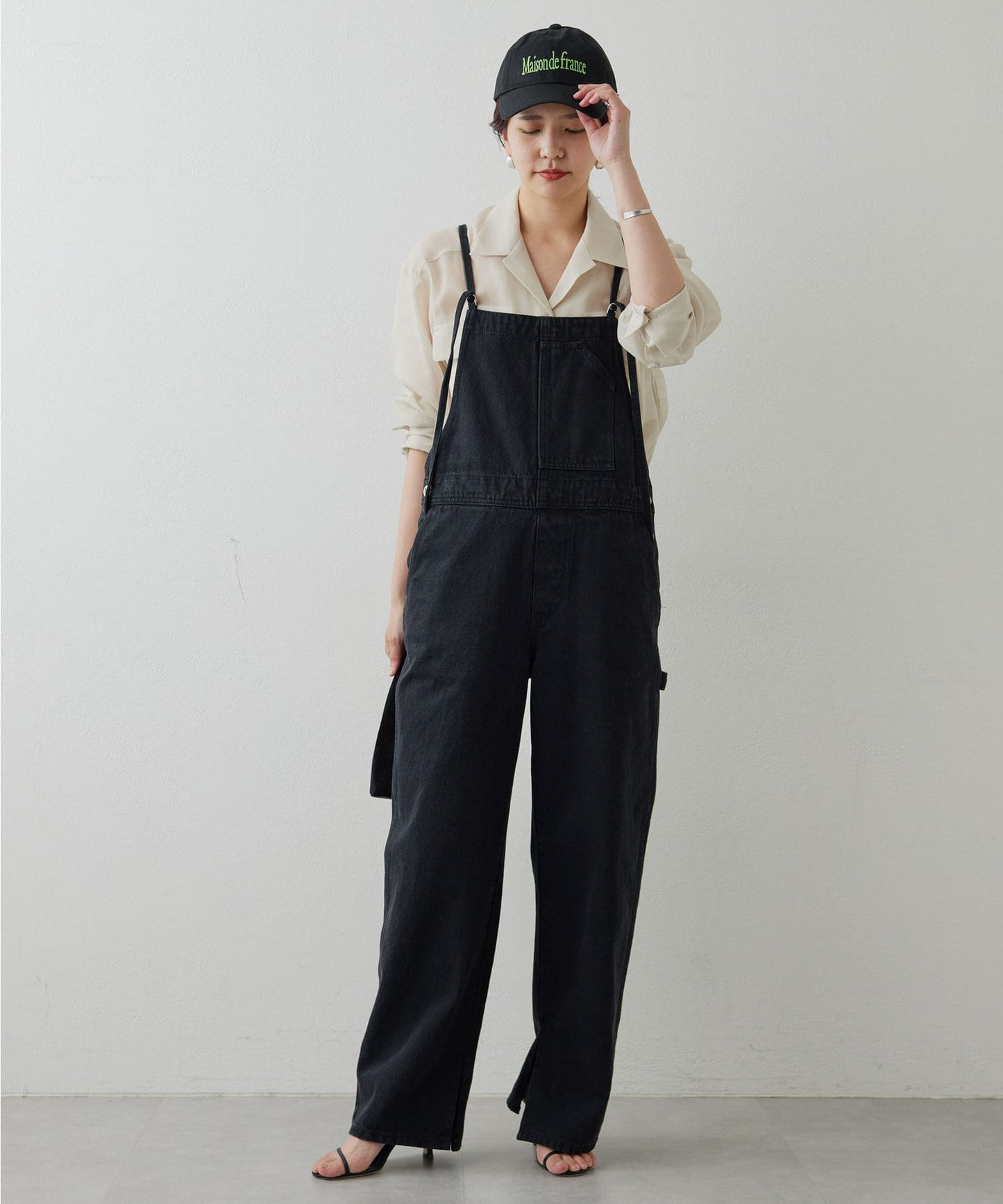 【有尺碼選擇】牛仔揹帶褲