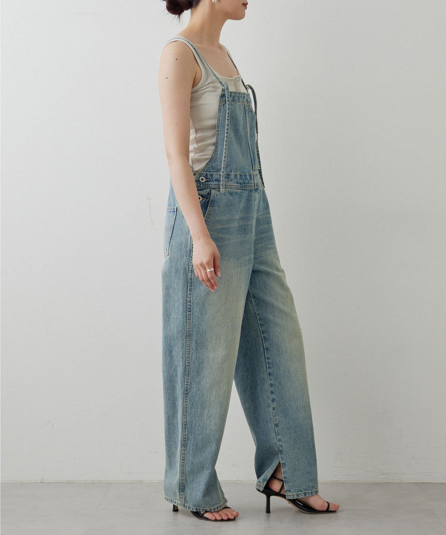 【有尺碼選擇】牛仔揹帶褲