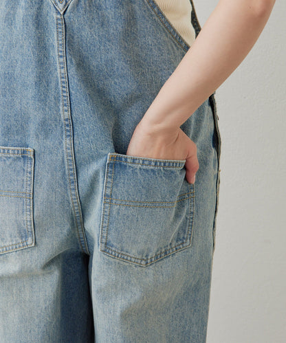 【有尺碼選擇】牛仔揹帶褲