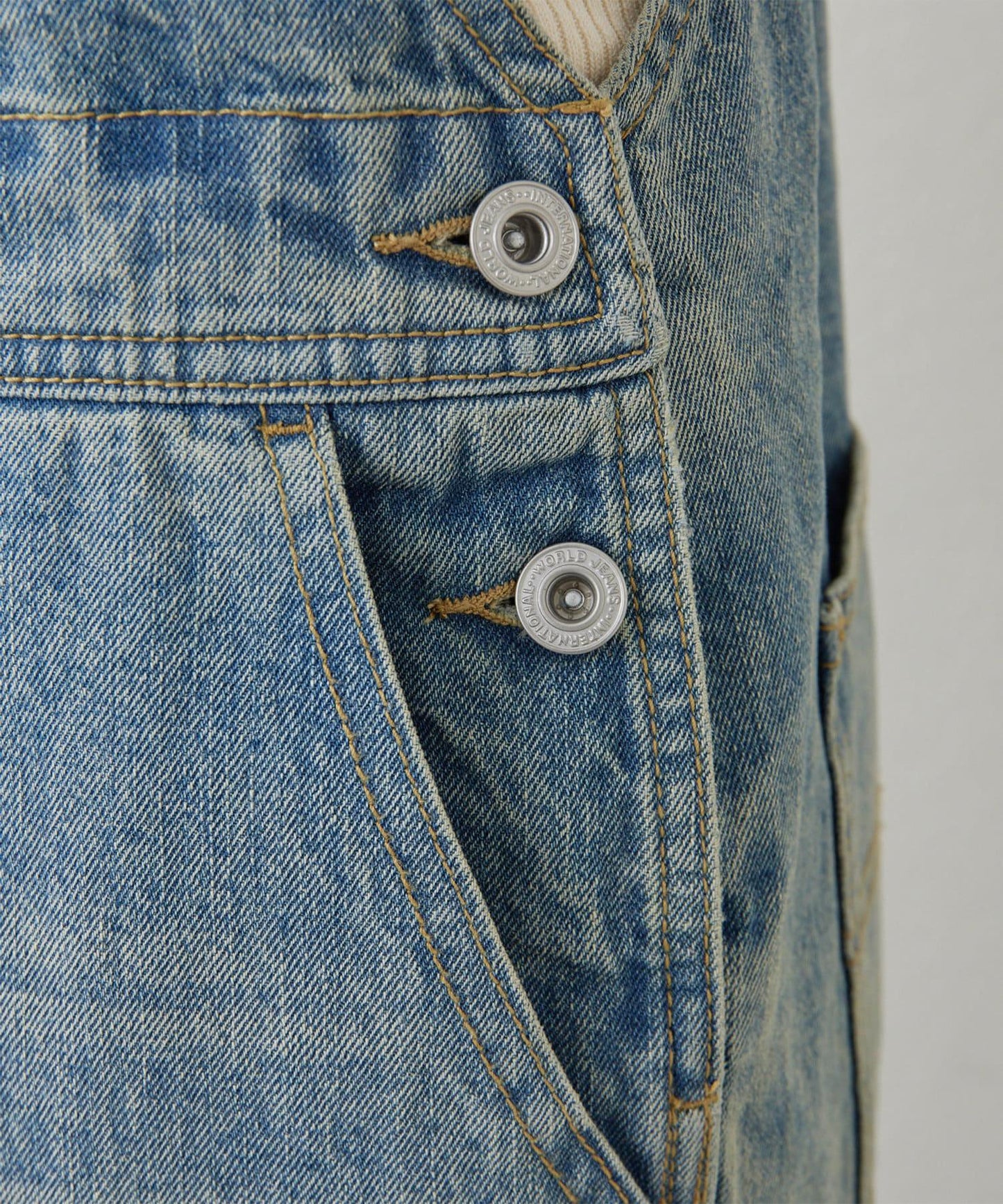 【有尺碼選擇】牛仔揹帶褲