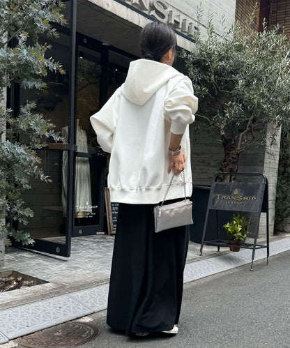 【帶食物的小臉效果】後尾拉鍊衛衣/9月上旬發貨預定