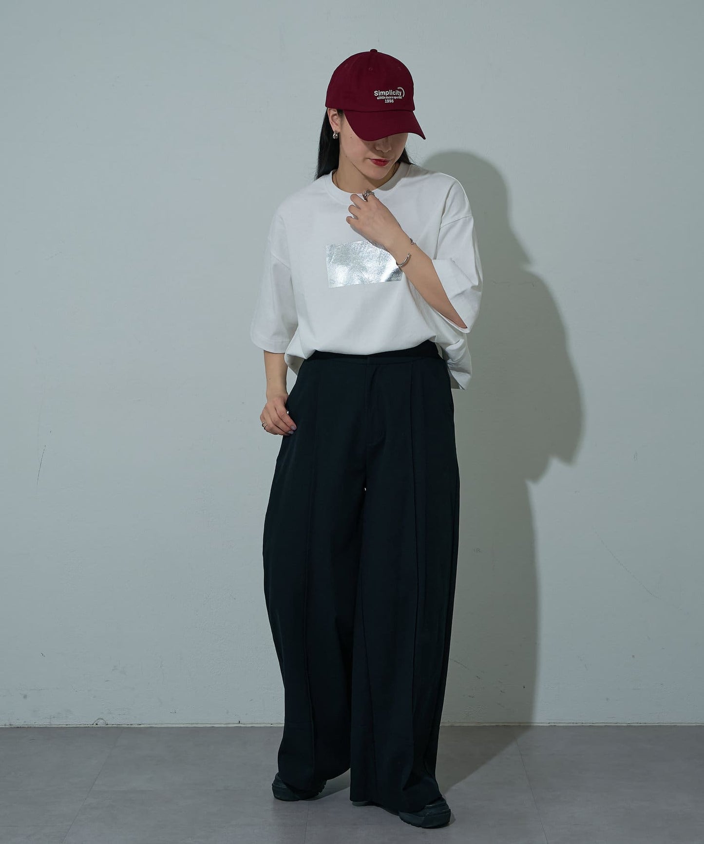 12/天竺箔印花T恤