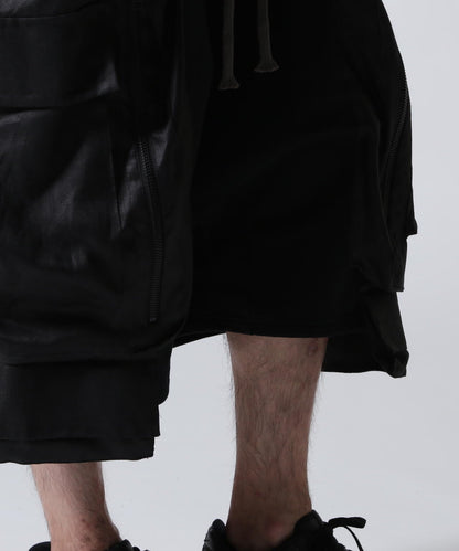 A.F ARTEFACT/亞麻混紡短褲