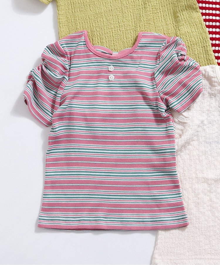 後蝴蝶結交叉T恤部分網絡限定顏色