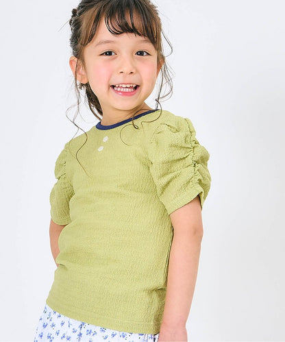 後蝴蝶結交叉T恤部分網絡限定顏色