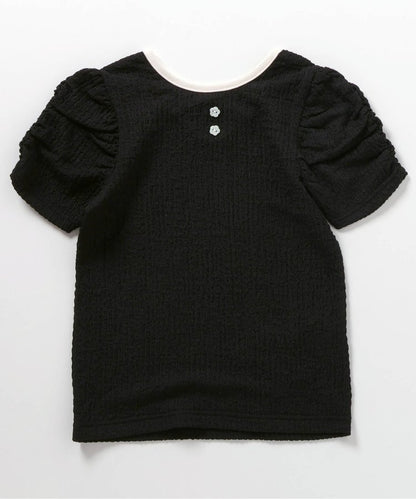 後蝴蝶結交叉T恤部分網絡限定顏色