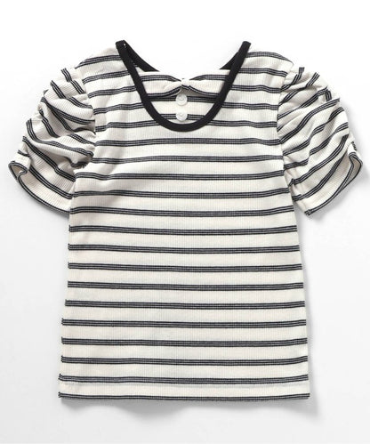 後蝴蝶結交叉T恤部分網絡限定顏色