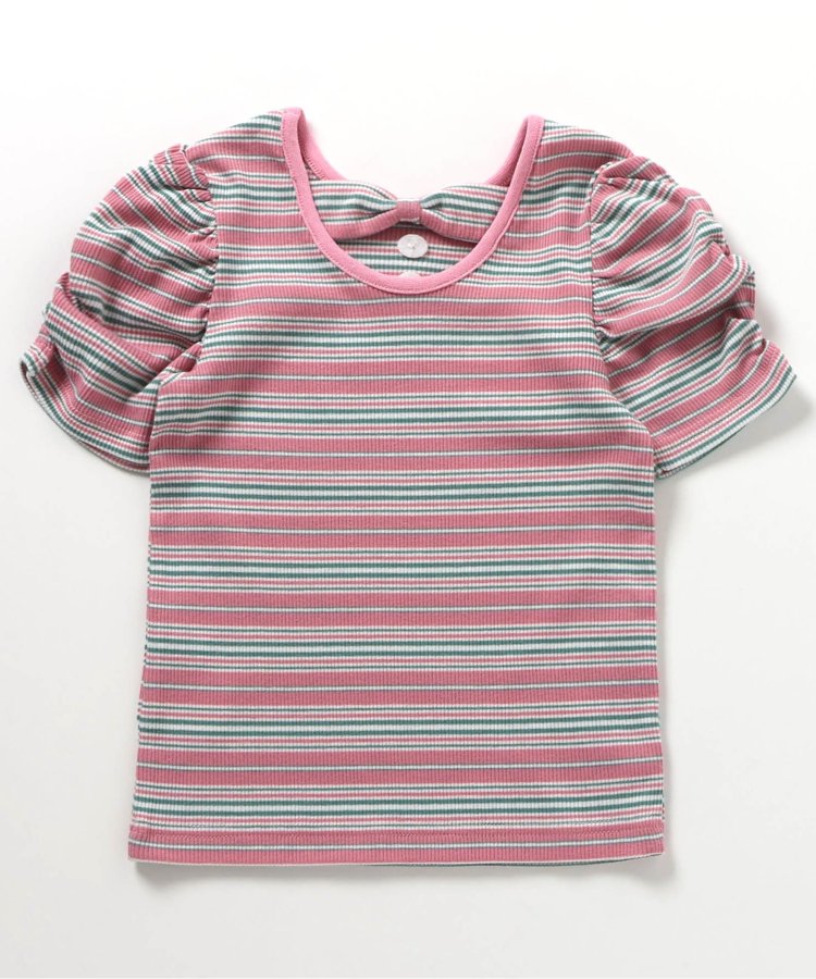 後蝴蝶結交叉T恤部分網絡限定顏色