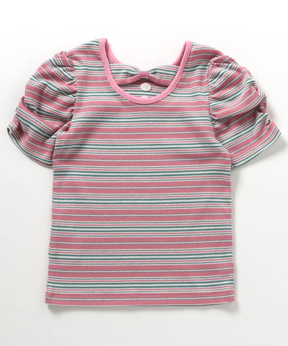 後蝴蝶結交叉T恤部分網絡限定顏色