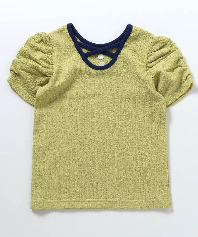 後蝴蝶結交叉T恤部分網絡限定顏色