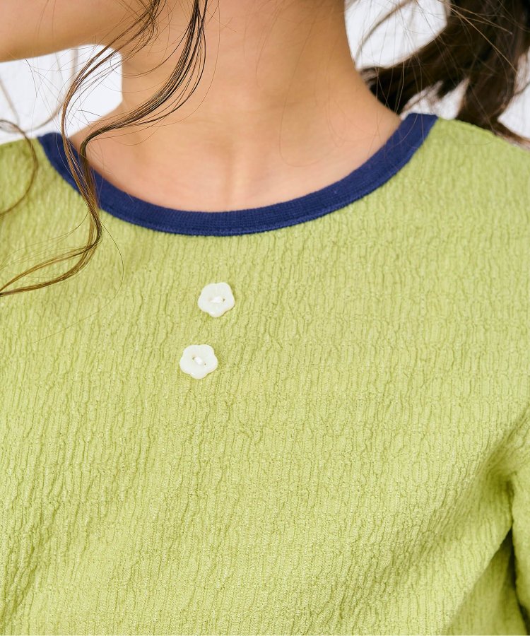 後蝴蝶結交叉T恤部分網絡限定顏色