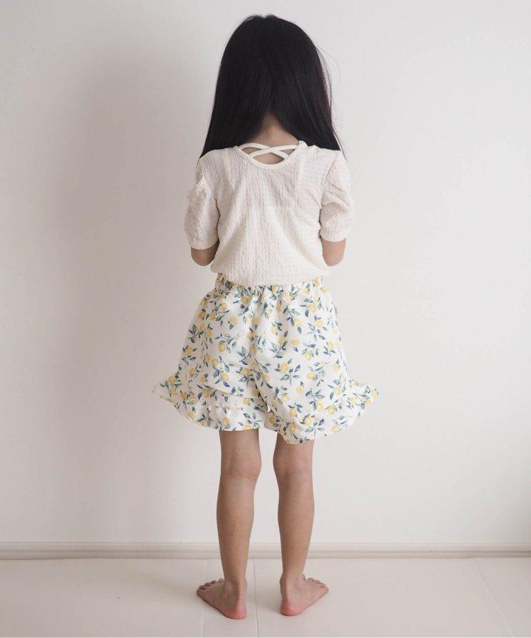 後蝴蝶結交叉T恤部分網絡限定顏色