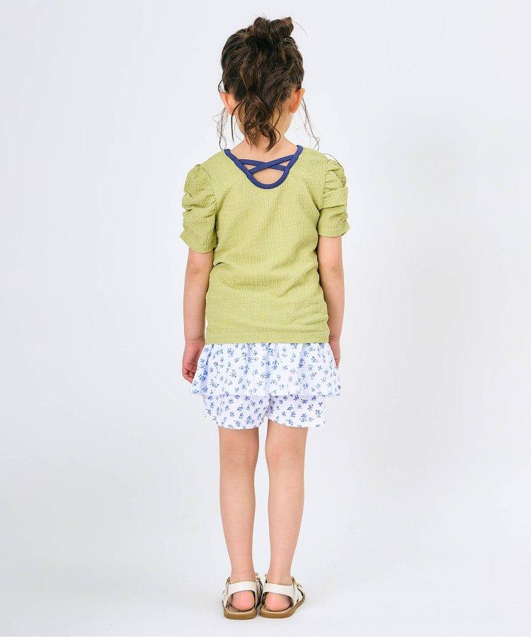 後蝴蝶結交叉T恤部分網絡限定顏色