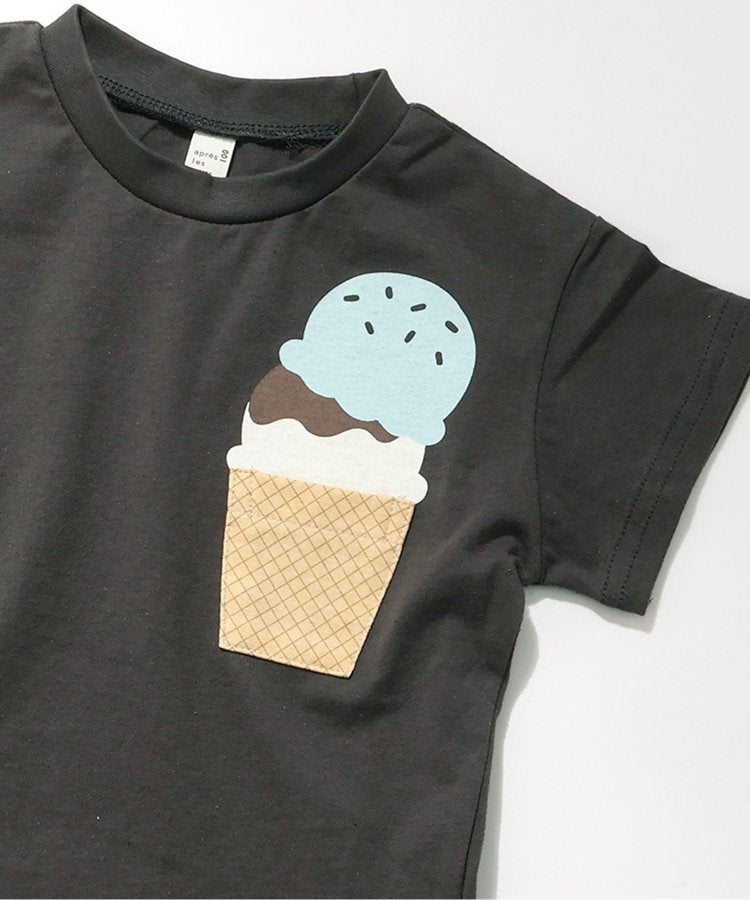 網絡限定口袋圖案T恤