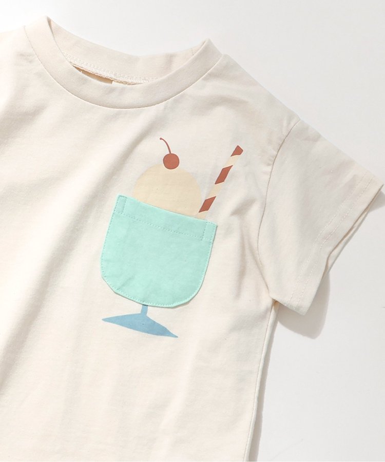 網絡限定口袋圖案T恤