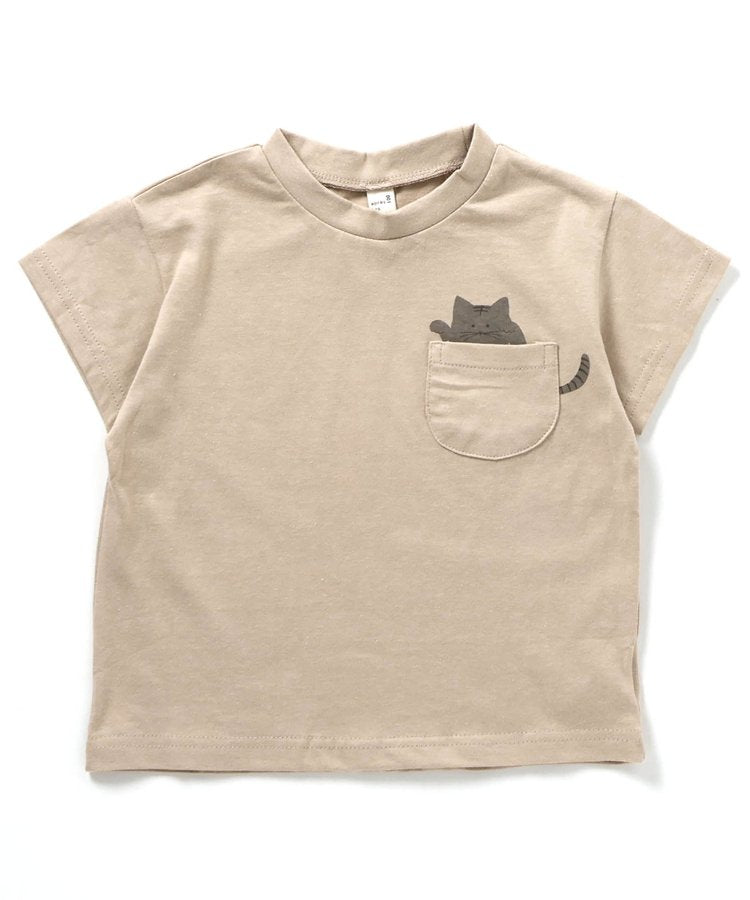 網絡限定口袋圖案T恤