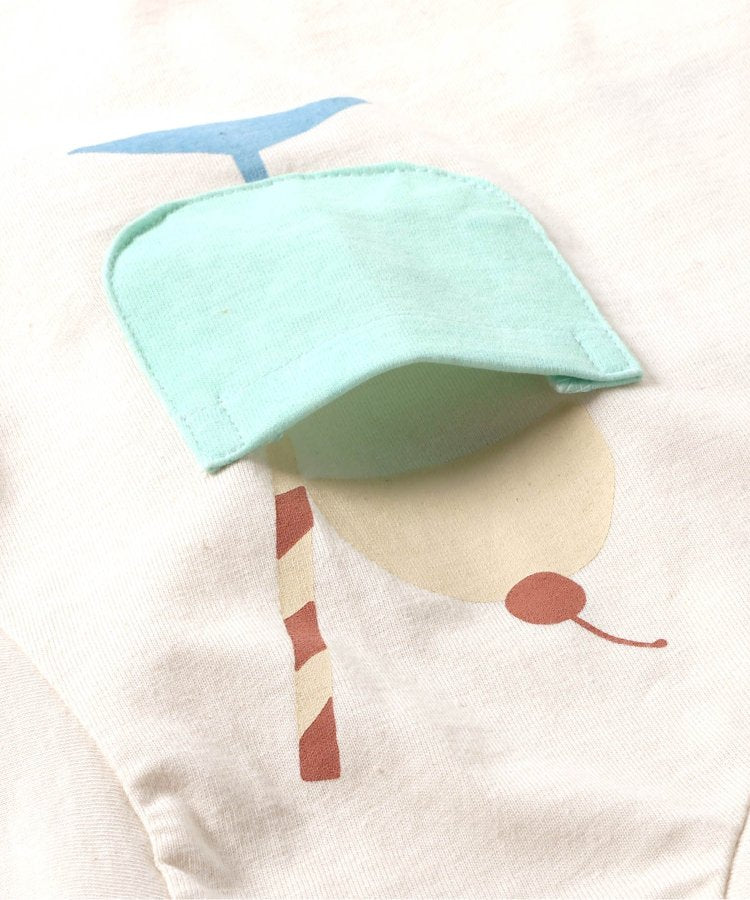 網絡限定口袋圖案T恤