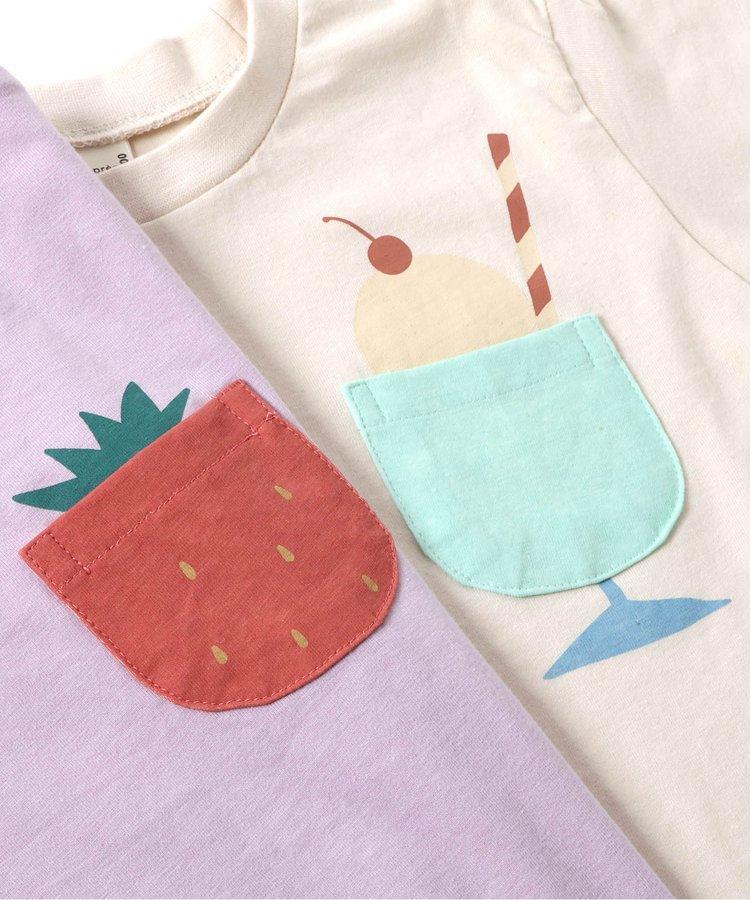 網絡限定口袋圖案T恤