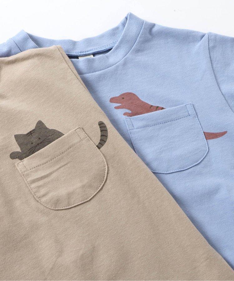 網絡限定口袋圖案T恤