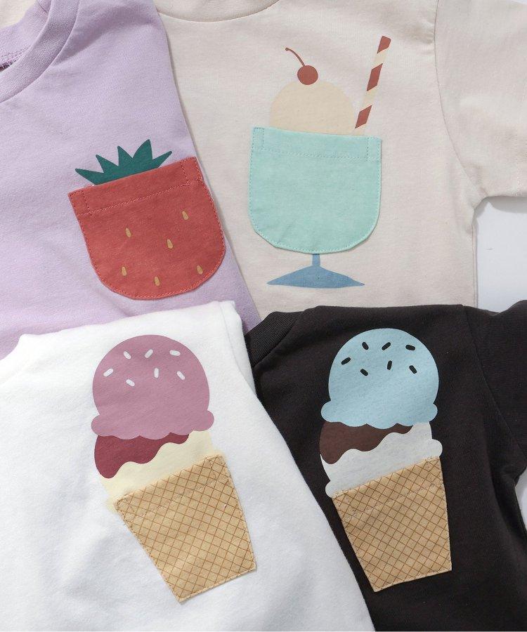 網絡限定口袋圖案T恤