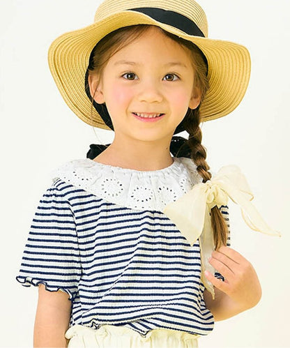 帶領口收褶T恤部分網絡限定顏色