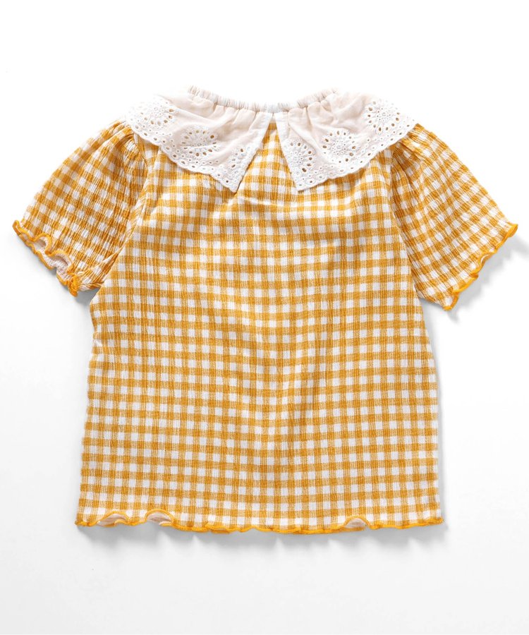 帶領口收褶T恤部分網絡限定顏色