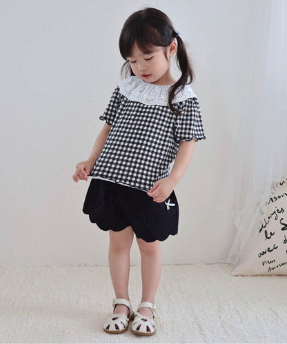 帶領口收褶T恤部分網絡限定顏色