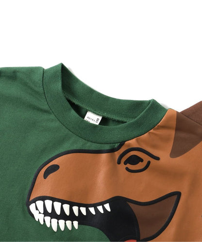 3色3款立體圖案T恤