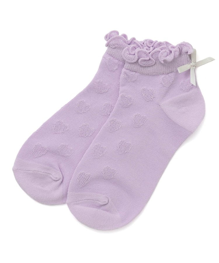 3P套裝 心形透視圖案短襪