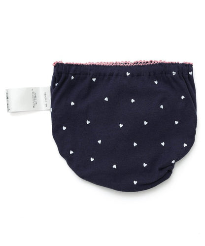 3件套目標 女孩心形波點短褲