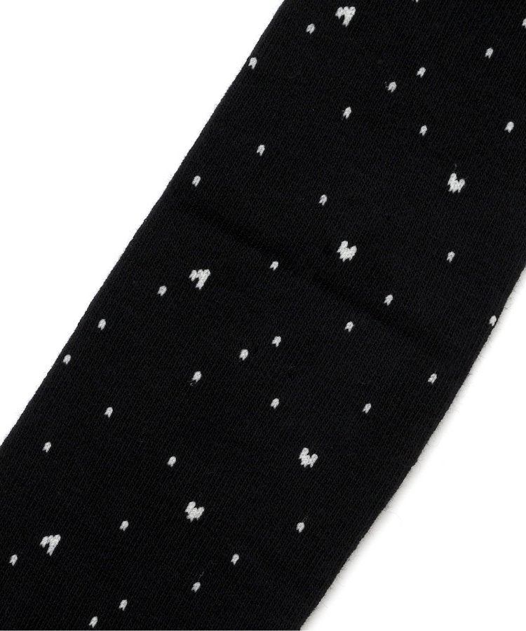 3P對象 格子心形 花紋高筒襪