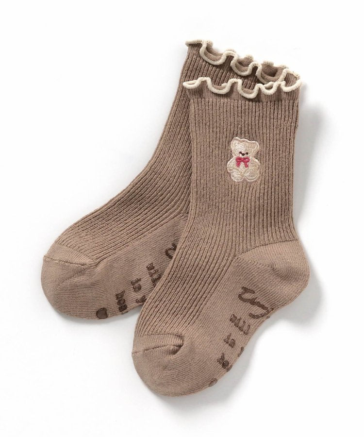 3P對象 小熊絨邊襪