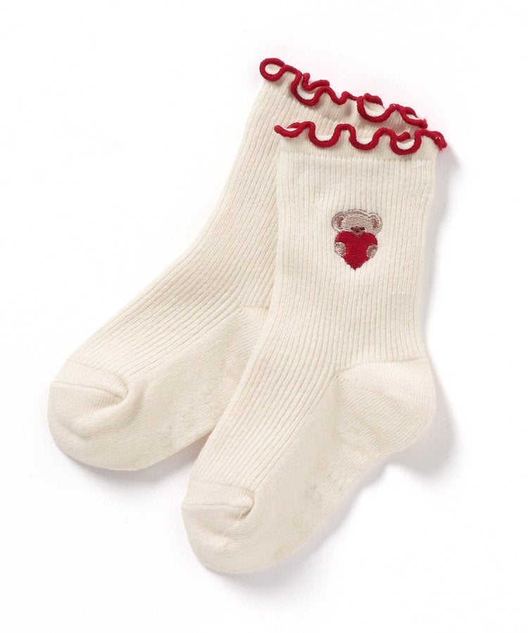 3P對象 小熊絨邊襪