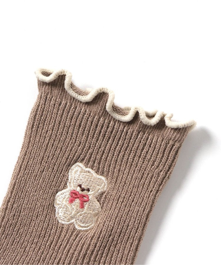 3P對象 小熊絨邊襪