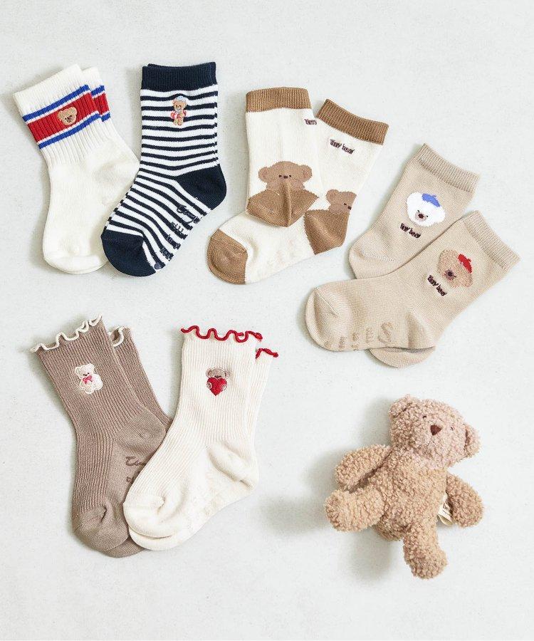 3件套小熊混色襪