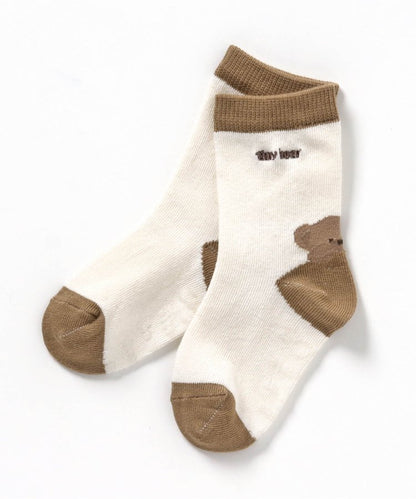 3件套小熊混色襪