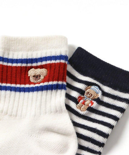 3件套小熊混色襪