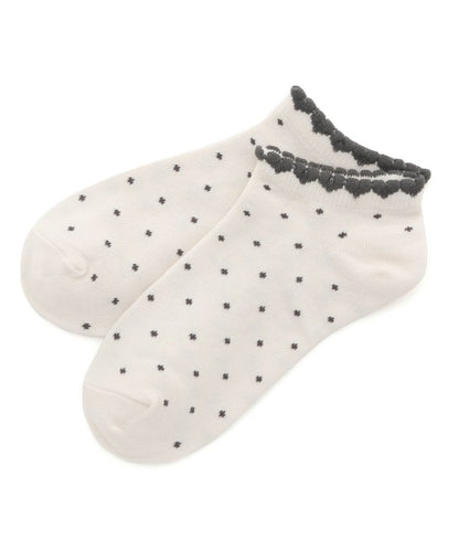 3P套裝 格子點綴短襪