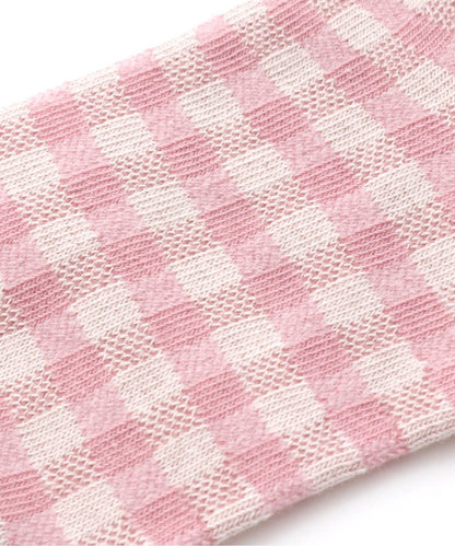 3P套裝 格子點綴短襪