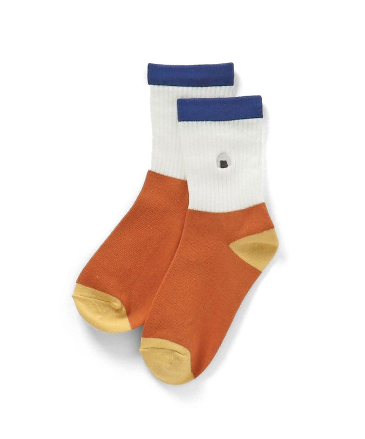 3P套裝 單點圖案刺繡襪子