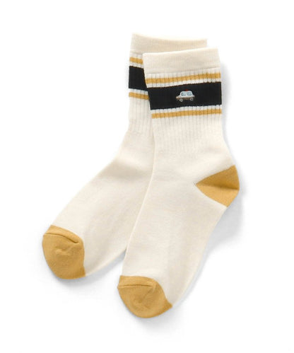 3P套裝 單點圖案刺繡襪子