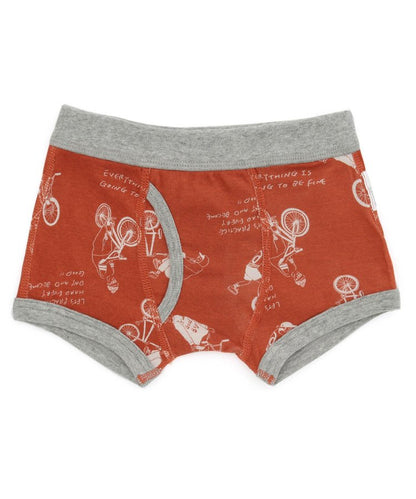 3件裝 男童4色2款盒裝內褲恐龍・自行車