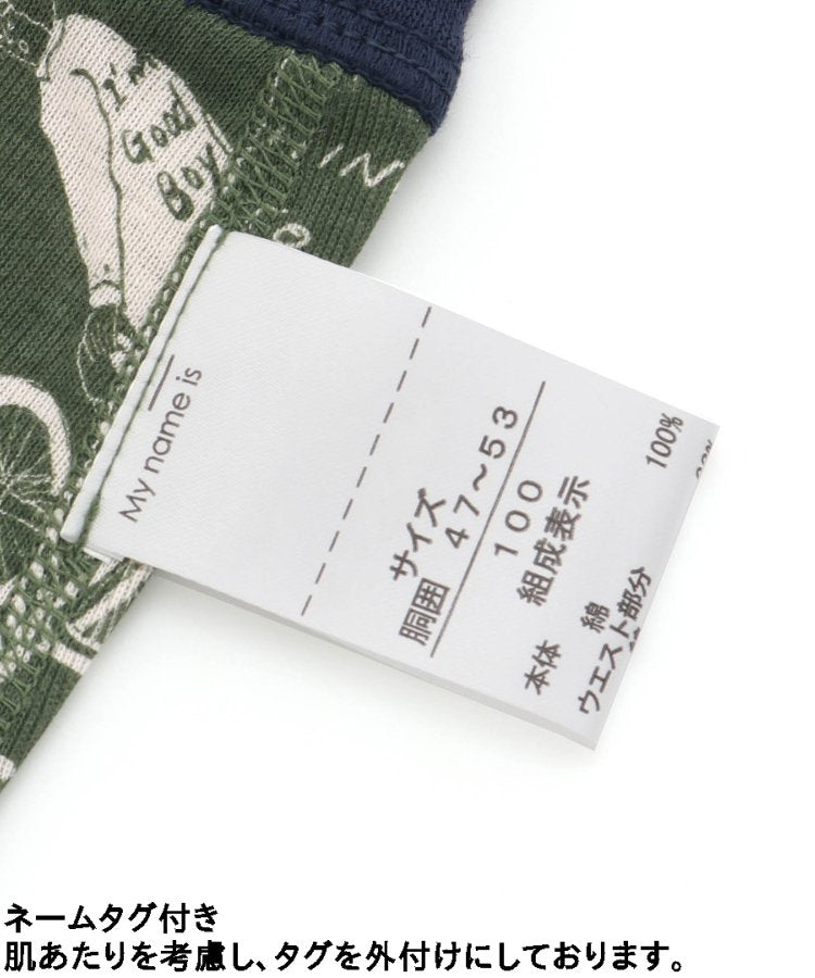 3件裝 男童4色2款盒裝內褲恐龍・自行車