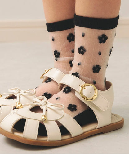 3P對象 花朵透明襪