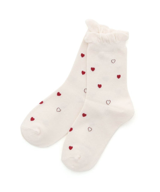 3P套裝 草莓·心形·蝴蝶結圖案襪子