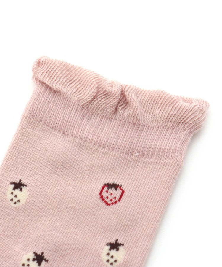 3P套裝 草莓·心形·蝴蝶結圖案襪子