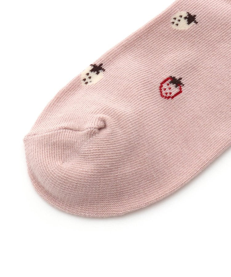 3P套裝 草莓·心形·蝴蝶結圖案襪子